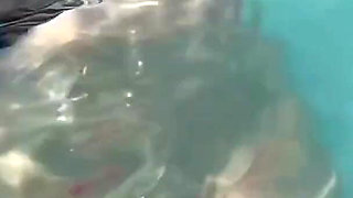 Artemisia Love Flashing Her Juicy Big Tits at the Pool