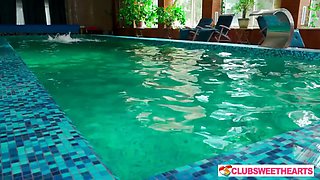 Pool Splash part 2⁄3 with Luna Lynx, Tanya Ray, Willy Regal at ClubSweethearts