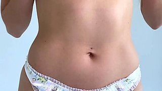 Blonde emo amateur solo masturbation