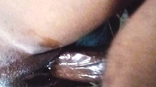Pussy and Dick in Door Sex Play