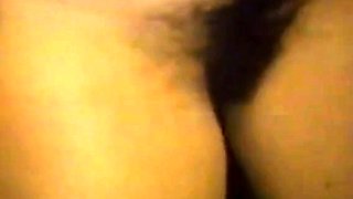 Classic Striptease Video of a Hairy Blonde Amateur