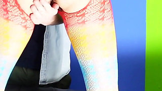 MILF Pussy Couch Training Fisting Squirting Real Orgasm Rainbow Body Prepering for Two Hands Short