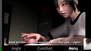 Horny 18 Plus College Girl Caught Her Teacher Masturbating and Then Fuck Him as Punishment!