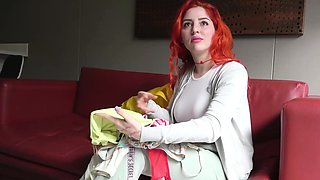 LATINA REDHEAD too good for her BOYFRIEND