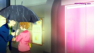 Hentai hubby makes new wife squirt hard all over hotel bed