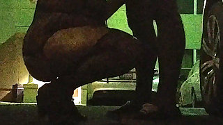 Thick BBW Wife in Lingerie in Public Hotel Parking Lot! Badblondiemonroe