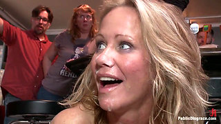 Sexy Big Tit MILF Gets Ass Fucked by Strangers!