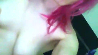 Double Amputee Does Striptease and Plays with Her Stumps