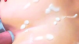 She Was Covered in Sperm, He Came 3 Times but Continued to Fuck Her in the Ass