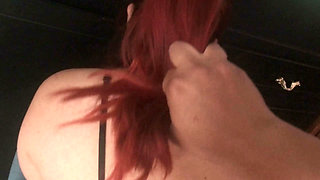 Prisoner and submissive of touch and desire, beautiful woman allows her pussy and breasts to be manipulated
