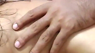 Wife to the Hotel Bathroom and Fucked Husband Friend
