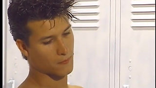 Hunk stud getting banged hard after sucking muscular stud huge dick