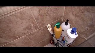 My Steamy Shower with Stunning Blonde Step-Aunt Rebecca