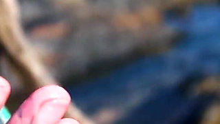 Outdoor Beach POV Blowjob - Sloppy by the Waves