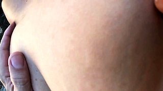 Masked BBW whore embarks on hardcore outdoor sex adventure