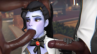 Widowmaker & Money BBC 5-guy Gangbang Orgy 3D Overwatch Porn