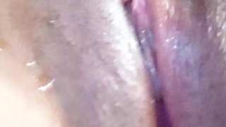 Teen Hard Nipples Clit Rubbing Orgasm and Creampie Pussy Squirting and Peeing on Bed Then Licking Cum at the End