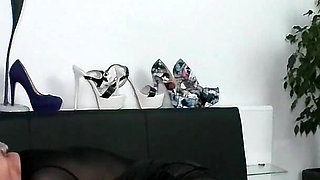 My Nylon Feet Juice Every Squirt Horny Cock!