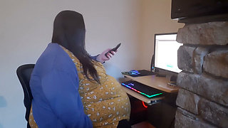 SSBBW secretary humiliated at work by boss - fantasy