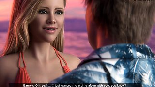 Curvy Wife Mia Cheating her Hubby with 2 Massive BBC 3D