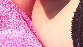 Close up Slow- Mo Puffy Cunt Vibes