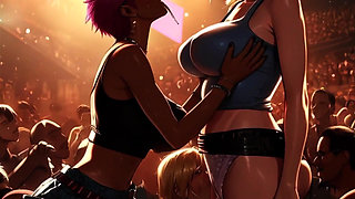 Spicy Toons: Tifa in a Mosh Pit, the Full Movie