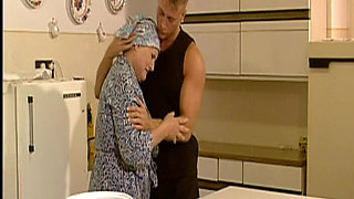 Blonde Mature German Housewife with Naturals Gets Fisted and Fucked
