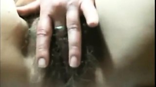 Hairy MILF Masturbating on Webcam