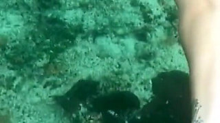 Snorkel Slut: Tight Bikini, Dive Mask & Underwater Fin Tease