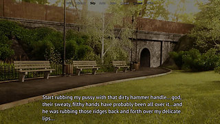 The Office Wife the Hot Wife Got Her Pussy Stretched by Two Stranger on the Street - Episode 26