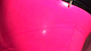 Rubber Doll with Muffled Moans Subdued by the Fucking Machine