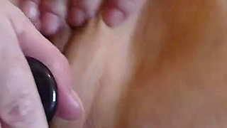 Glass Dildo Fucking & Orgasm with Extreme Close up POV