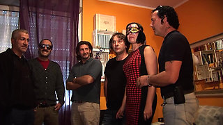 Busty MILF Gets Gangbanged in an Intense 4 Hour Session... Multiple Creampies!