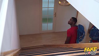 Romy Indy’s Ebony Passion in Dutch Hostel Heat