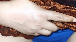 Hot indian bhabhi sex with her old college friend and give him great blowjob.