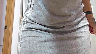 Ass Clapping Jumping the Rope and Sweating