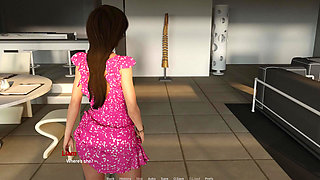 Away From Home 34 - Liam Eats Eva's Pussy in the Kitchen During Breakfast Call