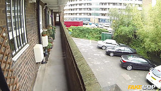 Fake Cop - Horny Polish Chick Sucks Cock and Fucks in London Flat for a Wild Hardcore Fake Cop Video