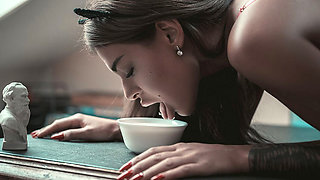 Sanktor - Skinny Tattooed Slavegirl Milk