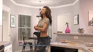 My Bimbo Dream 2 - Busty Latina Fingers Herself Thinking About My Stepmom's Fake Tits