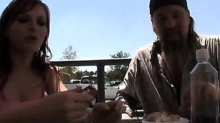 Cock whore katja in threeway