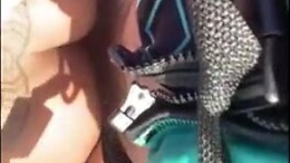 A beautiful Latin doll gets lost in her cuckolded hubby's clutches and heads to have hook-up with the jet ski educator at river, far from her cuckolded spouse.