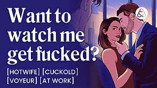 ASMR Audio Porn: Wife Fucked by Husband's Boss While He Watches - Hotwife, Cuckold & At Work - Erotic Audio Roleplay for Women
