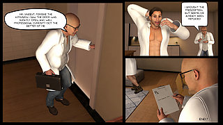 The company doctor, unexpected call from home - #FURRKO Gay 3D Motion Comic - Monster Cock Anal Sex Massive Cum