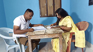 Sexy english teachers madam nude romance with her Student in the class room Part -1