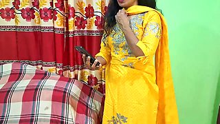 My Desi Stepsister Was Fingering Her Pussy, I helped her with my cock, Indian vairal Porn