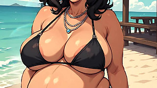 Pregnant Bikini Babes Art