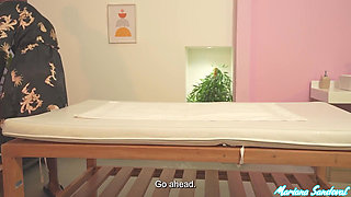 Massage for Colombian MILF with Big Cock BBC Interracial - Mariana Sandoval