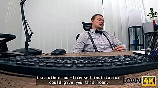 Loan4k. she pleaded a loan and her pussy transferred the tightness test