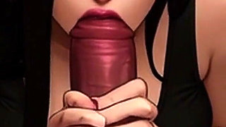 Lin's Friends Help Drain Your Cock on the Bus